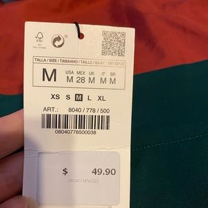 Zara high wasted flare pants